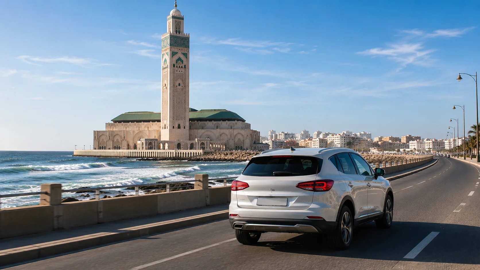 Hassan II Moskee parkeren