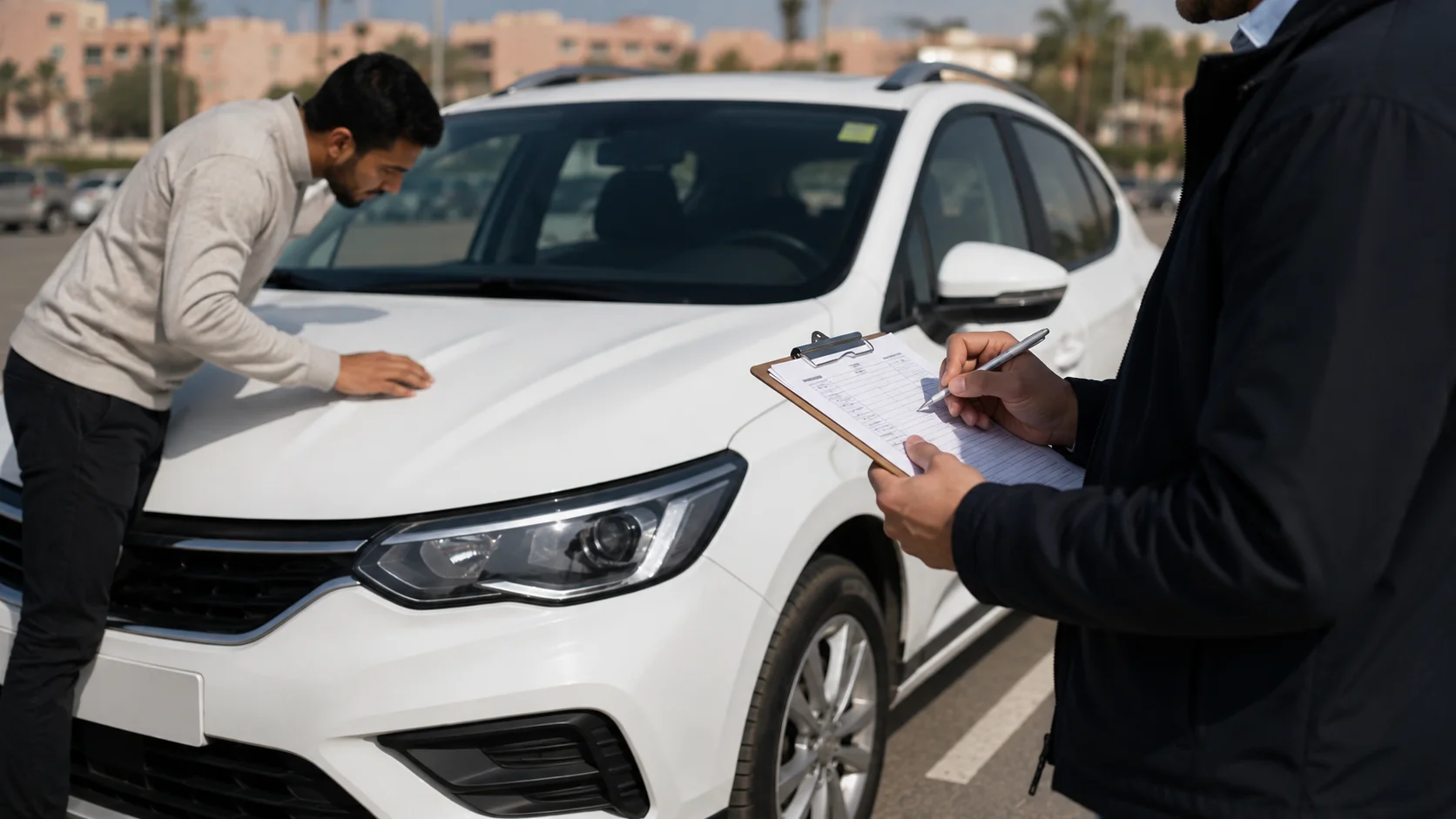 checklist ispezione auto a noleggio Marocco