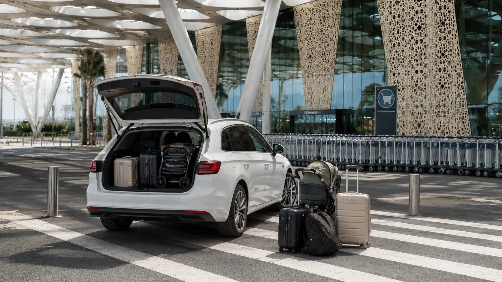 Mietwagen Gepäckkapazität Casablanca