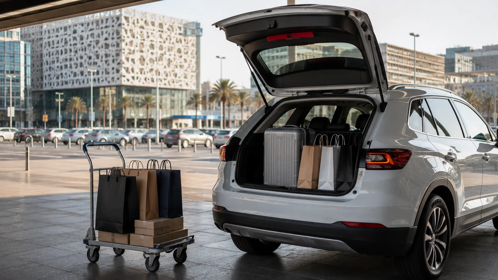 compras en Casablanca en coche