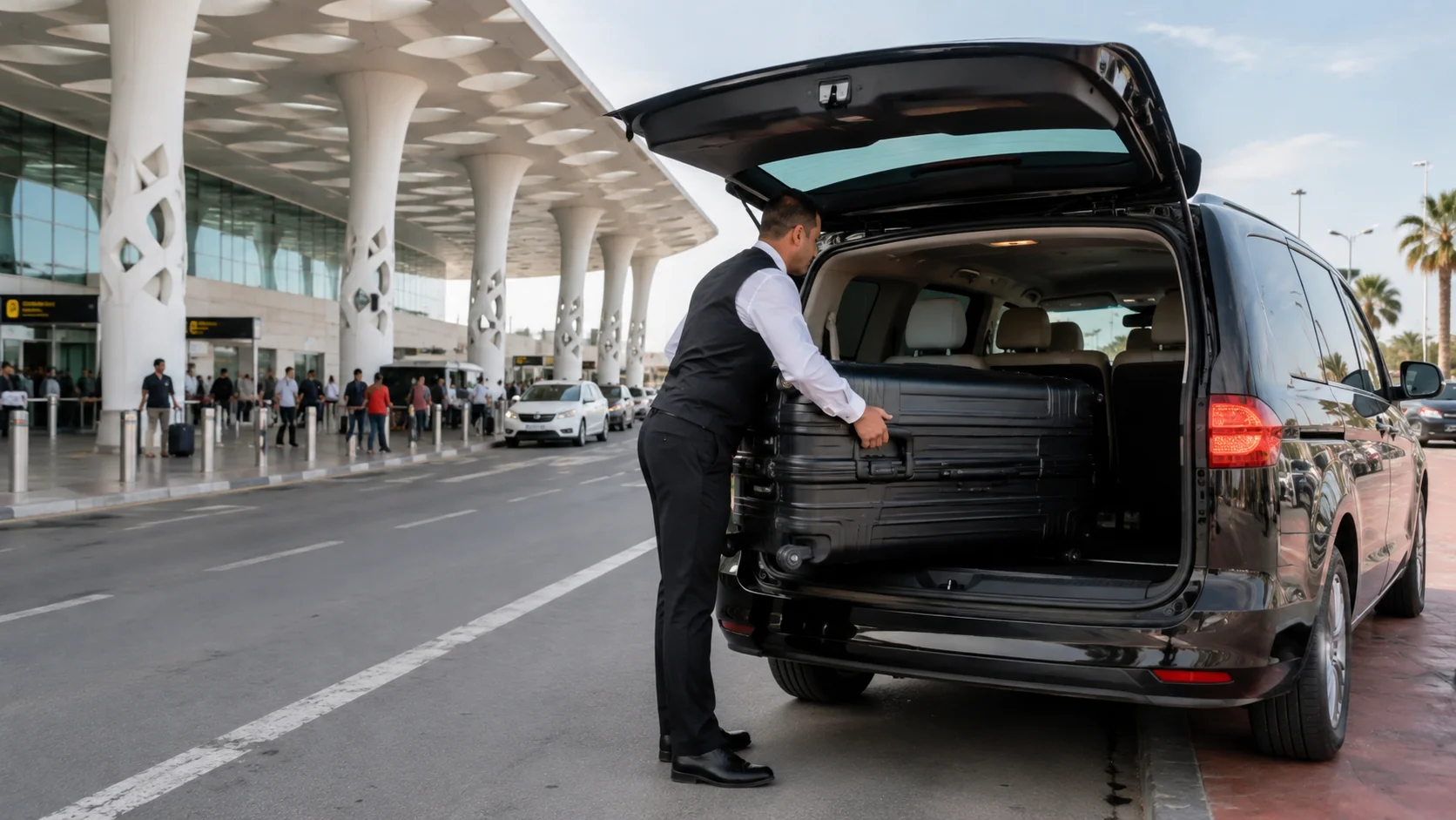 Casablanca Airport car rental large luggage